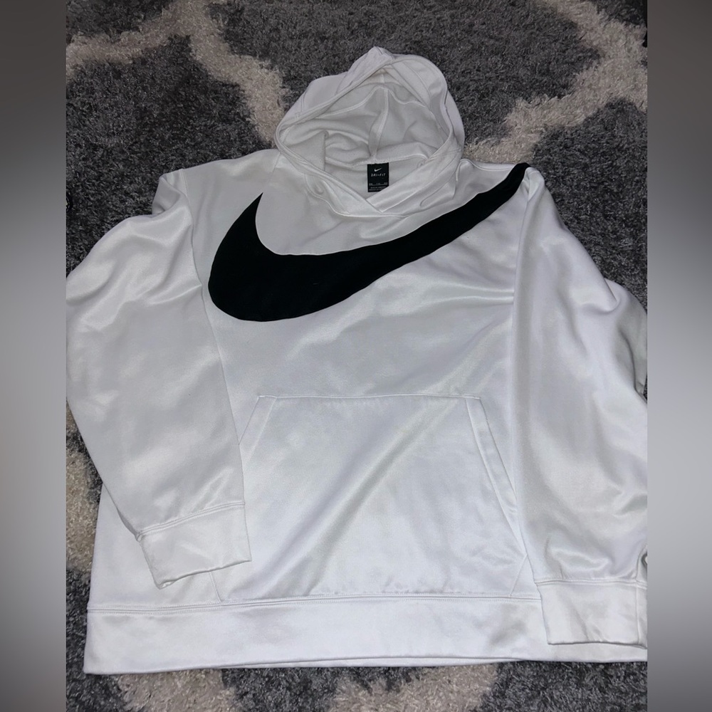 White Nike sweatshirt